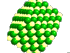 arragement rgulier de 2 types d' atomes pour un oxyde
